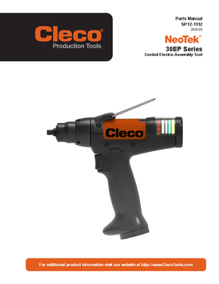 NeoTek - 30 and 50 Series - Corded Electric - Transducer Control (0.9-84Nm) - Pistol
