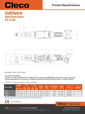 CellClutch Connect- Cordless Electric - Right Angle