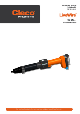 LiveWire 2 - 47 Series - Cordless Electric - Right Angle