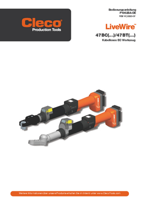 LiveWire 2 - 47 Series - Cordless Electric - Right Angle