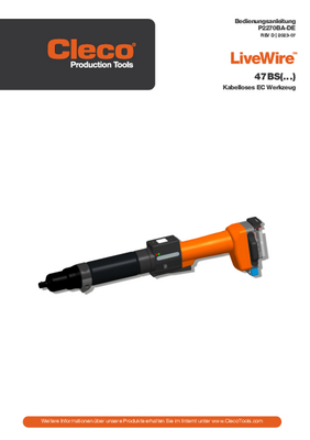 LiveWire 2 - 47 Series - Cordless Electric - Right Angle