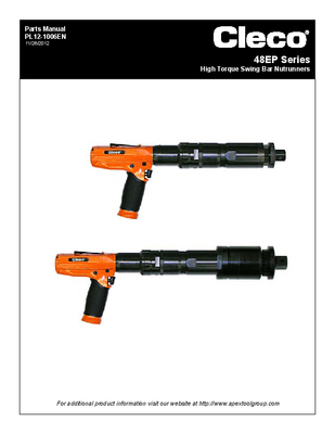 48 Series - Corded Electric - Transducer Control - Pistol (3-1000 Nm)