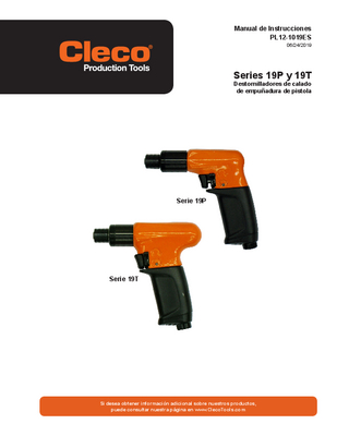 19 Series - Pistol Grip - "T" Handle - Trigger Start