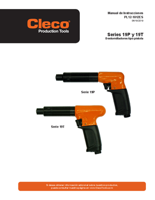 19 Series - Pistol Grip - "T" Handle - Push and Trigger Start