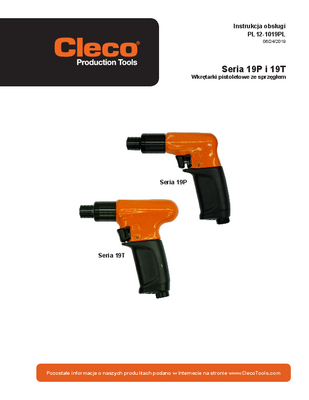 19 Series - Pistol Grip - "T" Handle - Push and Trigger Start