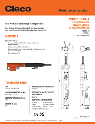 Conventional Spindle – BD/BDU Size 2 – Angle Drive