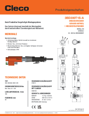 Conventional Spindle – BD/BDU Size 3 – Angle Drive