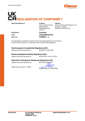 mPro300GCD-STO - Global Controller - Controller Fixtured Spindles